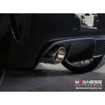 FIAT 500 Turbo Performance Axle Back Exhaust System by MADNESS - Polished Slash Cut Tip